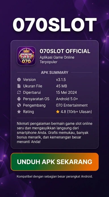 Panduan Mudah Unduh APK 070slot untuk Android