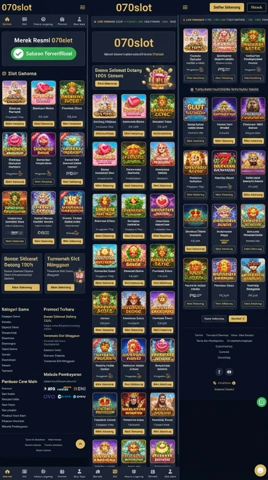 Halaman Resmi 070slot untuk Pengguna Android Indonesia