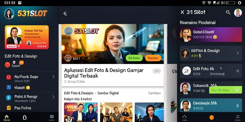 Tampilan antarmuka 531SLOT yang menarik dan fungsional.