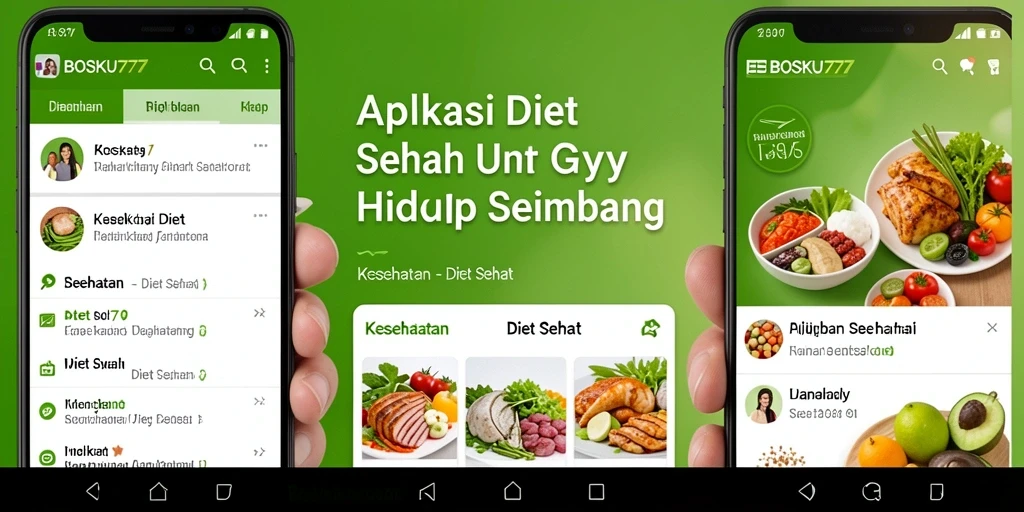 Tampilan antarmuka BOSKU777 yang sederhana dan intuitif untuk diet sehat.