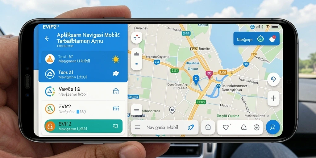 Antarmuka aplikasi EVIP2 menampilkan navigasi yang mudah dipahami.
