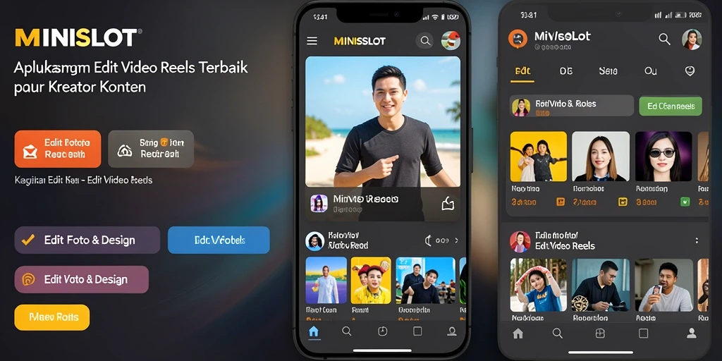 Antarmuka pengguna MINISLOT yang intuitif dan menarik.